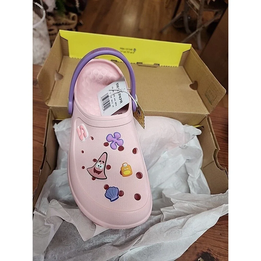 Skechers Sponge Bob Squarepants  Women's Patrick Foamies Size 6 US NIB